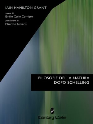 cover image of Filosofie della natura dopo Schelling